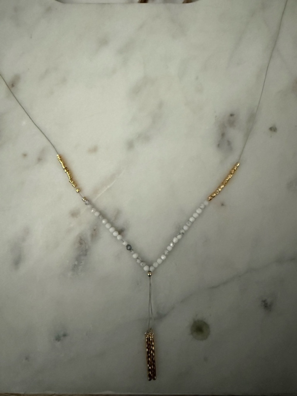 Gorjana power gemstone necklace gold “Energy”